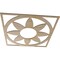 Ekena Millwork Blume Wood Fretwork Pierced Ceiling Medallion, Birch, 26"OD x 9"ID x 3/8"T CMWP26X26X0375BLBI - alternate 2